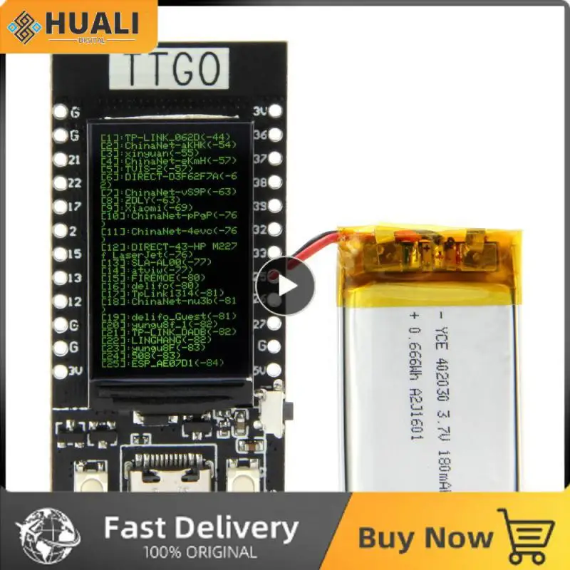 Office Accessories Wireless Module Antenna Board Low Power Consumption Battery-powered Charging Circuit Ttgo T-display
Office Accessories Wireless Module Antenna Board Low Power Consumption Battery-powered Charging Circuit Ttgo T-display