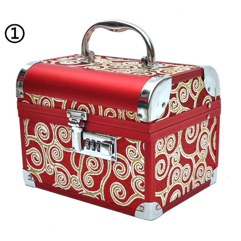 High grade make-up box jewelry storage jewelry festive red Princess Wedding Gift portable jewelry password box
High grade make-up box jewelry storage jewelry festive red Princess Wedding Gift portable jewelry password box