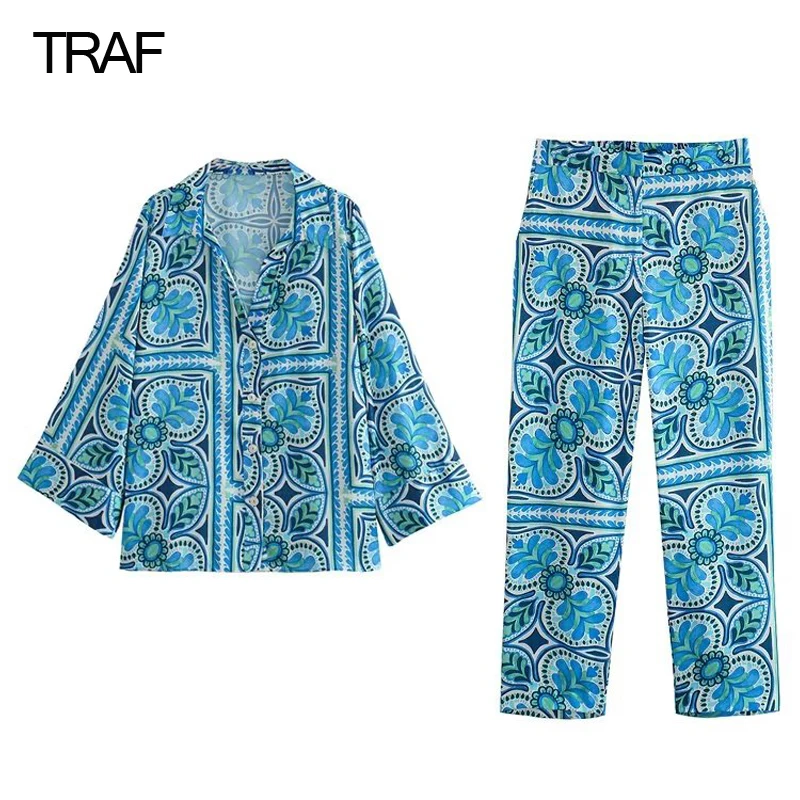 TRAF Print Elastic Waist Women's Pants Summer 2023 Baggy Pocket Ladies Cropped Trousers Sweatshirt Pants Female Harem Pants
TRAF Print Elastic Waist Women's Pants Summer 2023 Baggy Pocket Ladies Cropped Trousers Sweatshirt Pants Female Harem Pants
