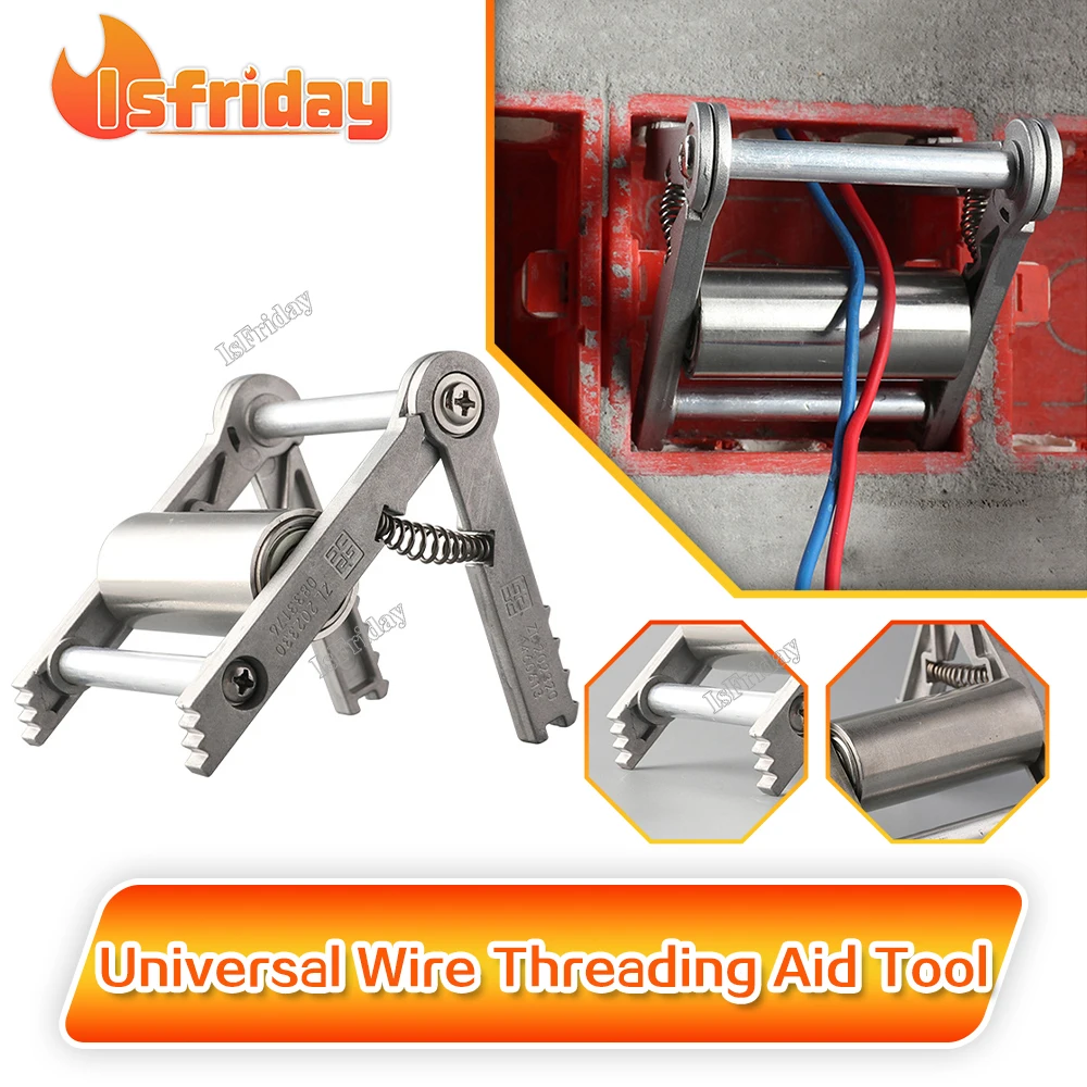 New Universal Wire Threading Aid Tool Pulley Cable Puller Electrician Professional Adjustable Fast Wire Threading Auxiliary Tool
New Universal Wire Threading Aid Tool Pulley Cable Puller Electrician Professional Adjustable Fast Wire Threading Auxiliary Tool