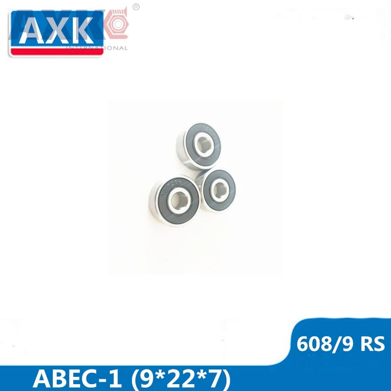 AXK 608/9 Bearing ABEC-1 ( 4 PCS ) 9x22x7 mm Miniature 608/9 RS 2RS Ball Bearings 608-9 2RS 608/9RS Bearing
AXK 608/9 Bearing ABEC-1 ( 4 PCS ) 9x22x7 mm Miniature 608/9 RS 2RS Ball Bearings 608-9 2RS 608/9RS Bearing