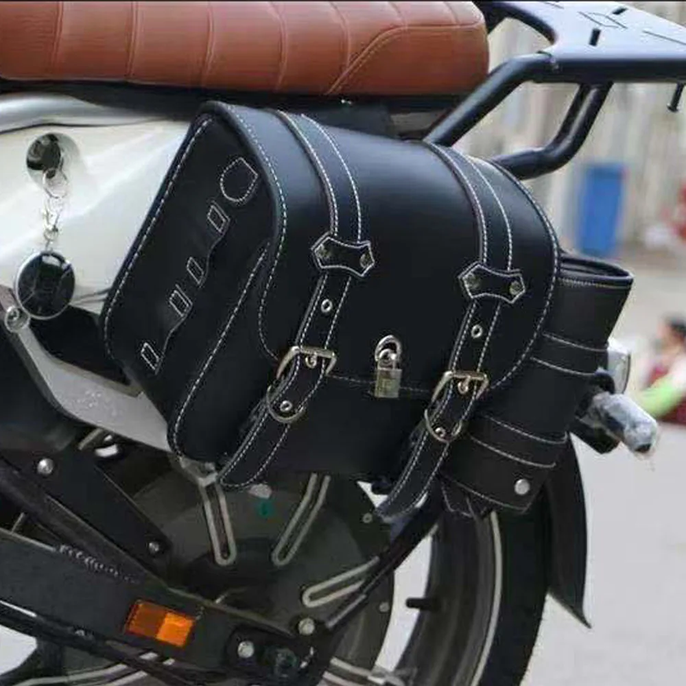 PU Leather Saddle Bag Motorcycle Luggage Left+Right Side Tool Bag For Super SOCO TC TS
PU Leather Saddle Bag Motorcycle Luggage Left+Right Side Tool Bag For Super SOCO TC TS