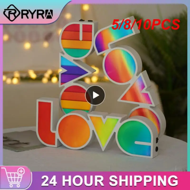 5/8/10PCS Romantic Led Decorative Light Valentine's Proposal Lamp Indoor Decorative Nights Lamps LED Night Light 3D Love Wedding
5/8/10PCS Romantic Led Decorative Light Valentine's Proposal Lamp Indoor Decorative Nights Lamps LED Night Light 3D Love Wedding