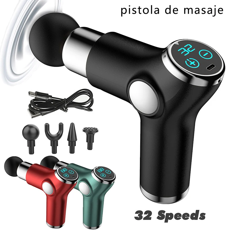 Mini LCD Electric Massage Gun Deep Tissue Percussion Muscle for Body Neck Relaxation Massager for Fitness
Mini LCD Electric Massage Gun Deep Tissue Percussion Muscle for Body Neck Relaxation Massager for Fitness