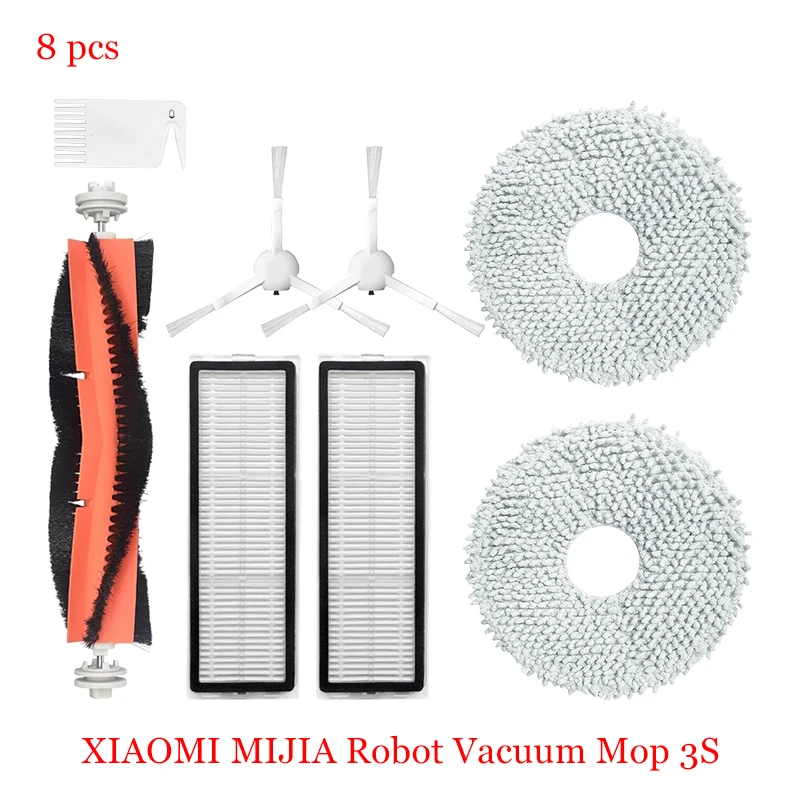 Запчасти для робота-пылесоса Xiaomi Mijia 3S B108CN: боковая щетка, фильтр HEPA
Запчасти для робота-пылесоса Xiaomi Mijia 3S B108CN: боковая щетка, фильтр HEPA