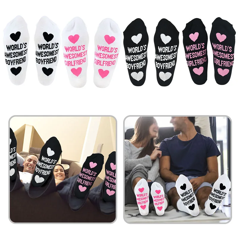 New Casual English Alphabet Socks Lover Couple Cotton Socks for Boyfriend Girlfriend Valentines Day Gift Anniversary Party Favor
New Casual English Alphabet Socks Lover Couple Cotton Socks for Boyfriend Girlfriend Valentines Day Gift Anniversary Party Favor