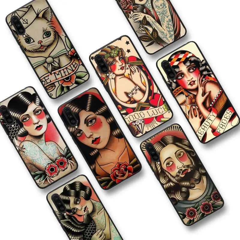 MaiYaCa Old School Tattoo Phone Case for Redmi 8 9 9A for Samsung J5 J6 Note9 for Huawei NOVA3E Mate20lite cover
MaiYaCa Old School Tattoo Phone Case for Redmi 8 9 9A for Samsung J5 J6 Note9 for Huawei NOVA3E Mate20lite cover