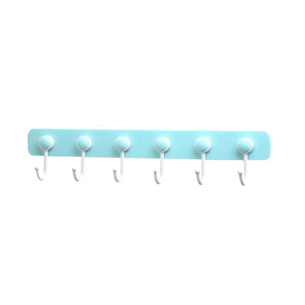 6 Hooks Wall Mounted Adhesive Plastic Hook Coat Towel Hats Keys Scarf Hanging Rack Clothes Plastic Hook Home Storage Hanger
6 Hooks Wall Mounted Adhesive Plastic Hook Coat Towel Hats Keys Scarf Hanging Rack Clothes Plastic Hook Home Storage Hanger