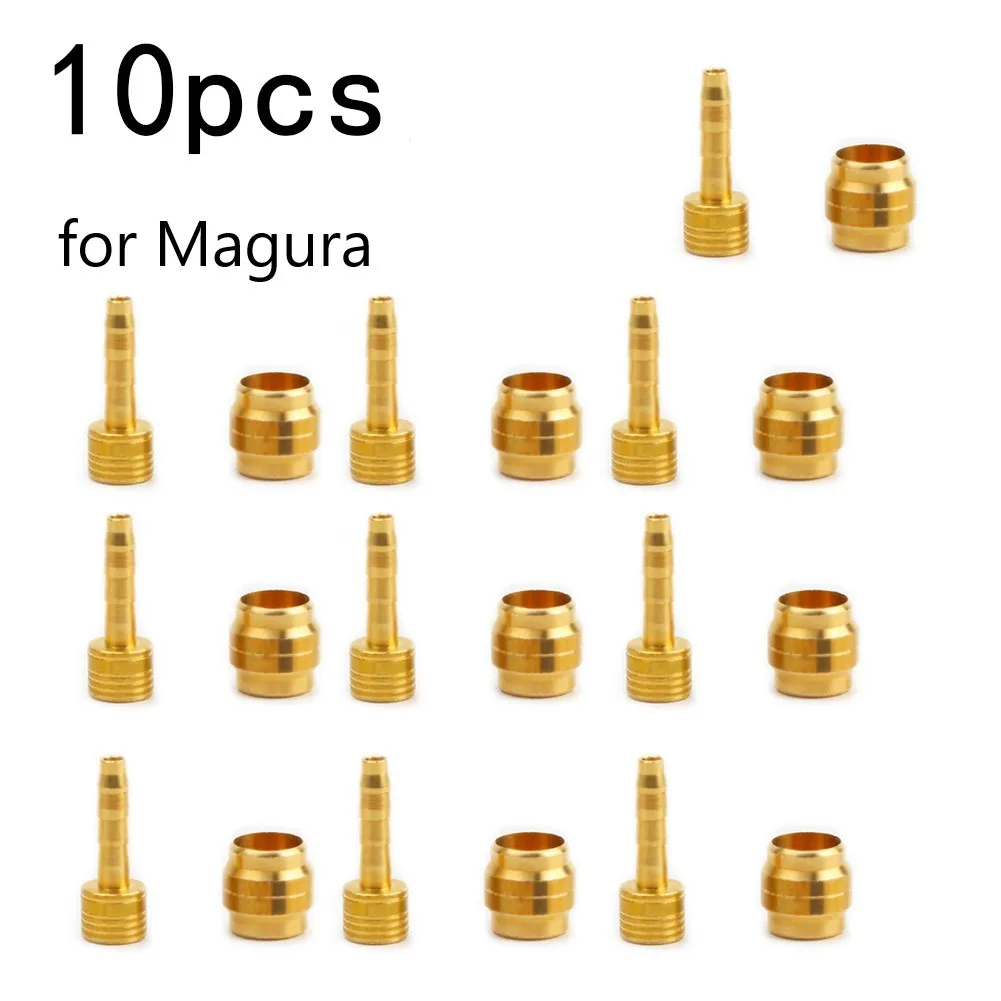 10 Set Bicycle Hydraulic Disc Brake Hose Olive Connector Insert For-Sram Magura Tubing Oil Needle T Head Copper Sleeve Needle
10 Set Bicycle Hydraulic Disc Brake Hose Olive Connector Insert For-Sram Magura Tubing Oil Needle T Head Copper Sleeve Needle