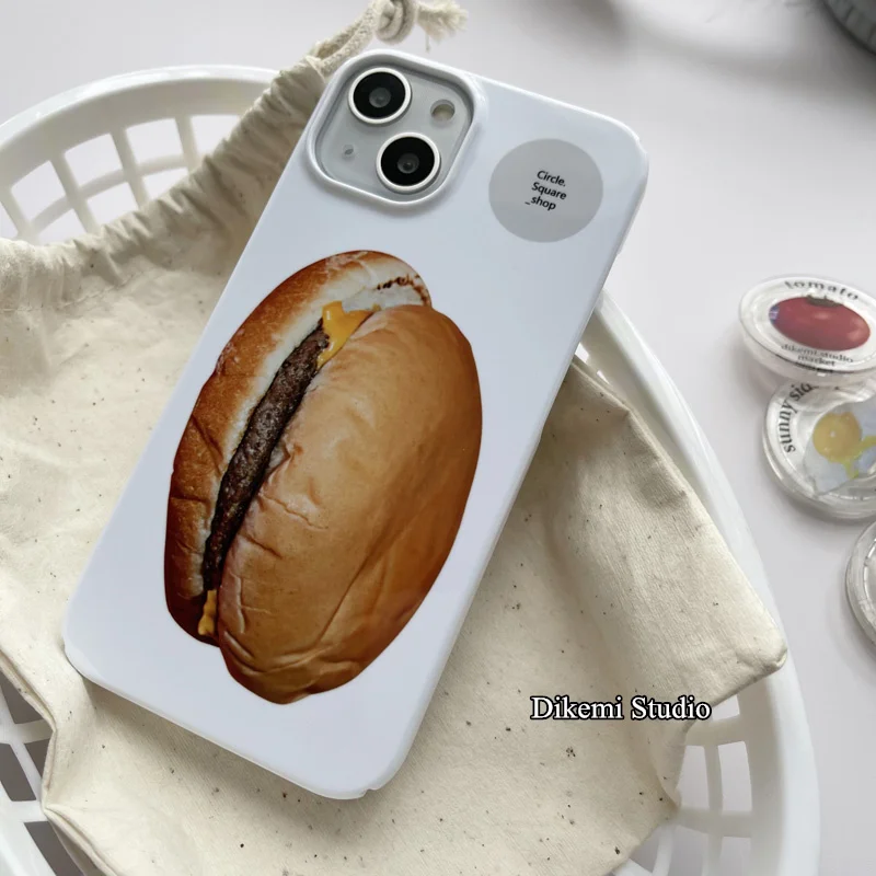 Korean Ins Fashion Hamburg bread Phone Case for Iphone14pro/14/13pro/11/12/13promax/XR X XSmax Hard Case Cover
Korean Ins Fashion Hamburg bread Phone Case for Iphone14pro/14/13pro/11/12/13promax/XR X XSmax Hard Case Cover