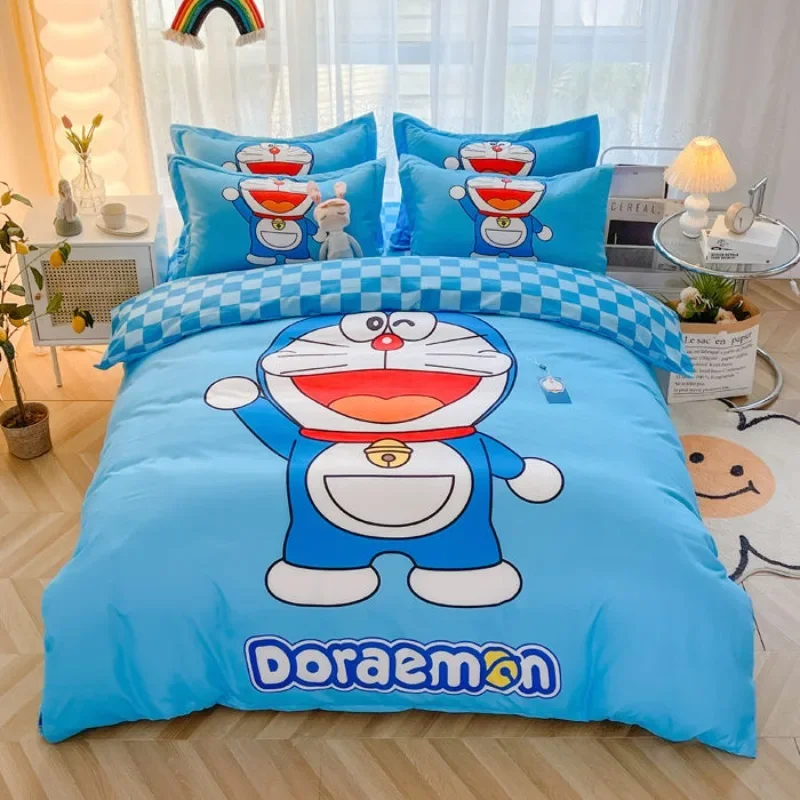 Doraemon anime jingle cat cartoon four piece set comfortable quilt cover sheets children's bedroom dormitory kawaii bedding
Doraemon anime jingle cat cartoon four piece set comfortable quilt cover sheets children's bedroom dormitory kawaii bedding