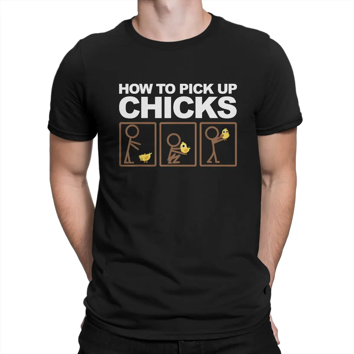 How To Pick Up Chicks Newest TShirt for Men Cute Pick Chicks Round Collar Pure Cotton T Shirt Distinctive Birthday Gifts Tops
How To Pick Up Chicks Newest TShirt for Men Cute Pick Chicks Round Collar Pure Cotton T Shirt Distinctive Birthday Gifts Tops