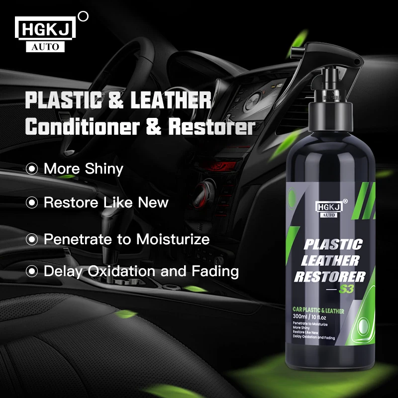 Plastic Renovator for Car Interior Spare Parts Seat Leather Liquid Wax Polish Plastic Restore Cleaner Spray Accessories S3 HGKJ
Plastic Renovator for Car Interior Spare Parts Seat Leather Liquid Wax Polish Plastic Restore Cleaner Spray Accessories S3 HGKJ
