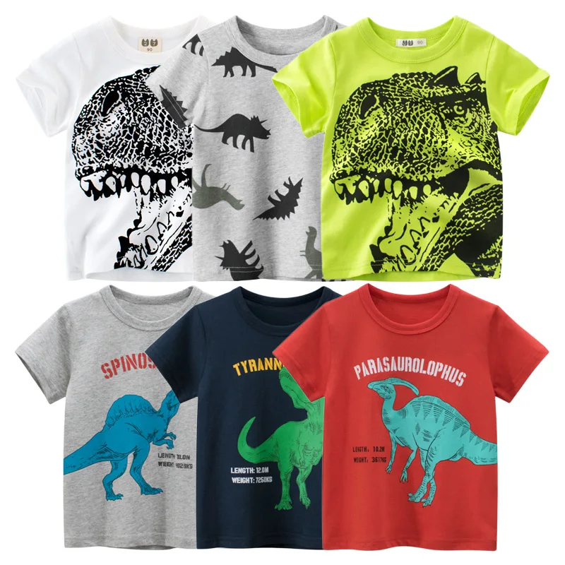 2023 Summer T Shirt Children Boys Short Sleeve O-Neck Cotton T-shirt Dinosaur Cartoon Tops Tees Kids Clothes Dropshipping
2023 Summer T Shirt Children Boys Short Sleeve O-Neck Cotton T-shirt Dinosaur Cartoon Tops Tees Kids Clothes Dropshipping