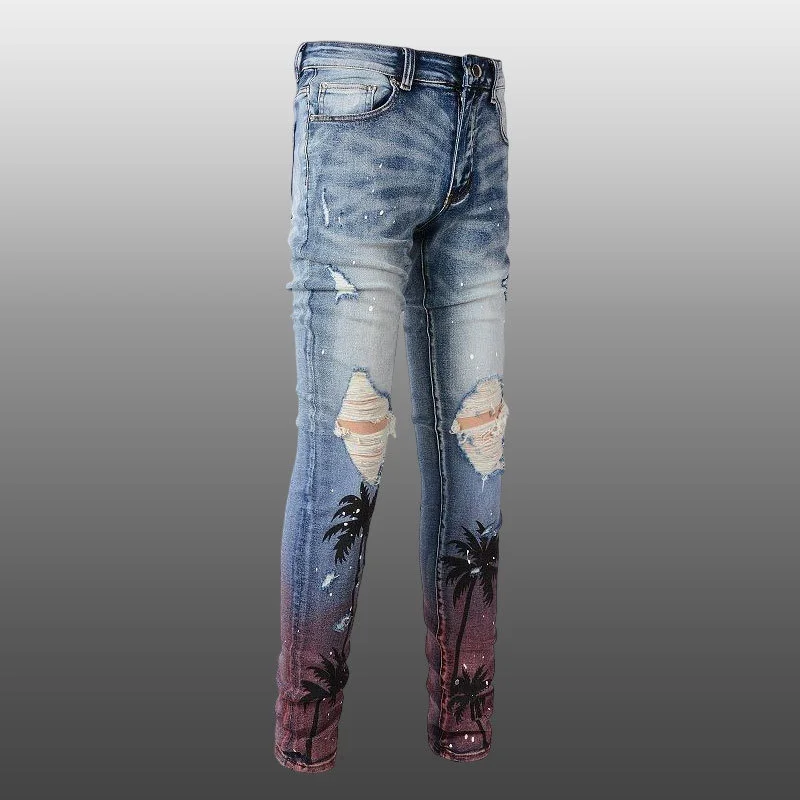 Tree Print Patchwork Hombre Motorcycle Coconut Pants 2023 Spring Streetwear Ripped Noir Homme Zipper Jean For Men
Tree Print Patchwork Hombre Motorcycle Coconut Pants 2023 Spring Streetwear Ripped Noir Homme Zipper Jean For Men