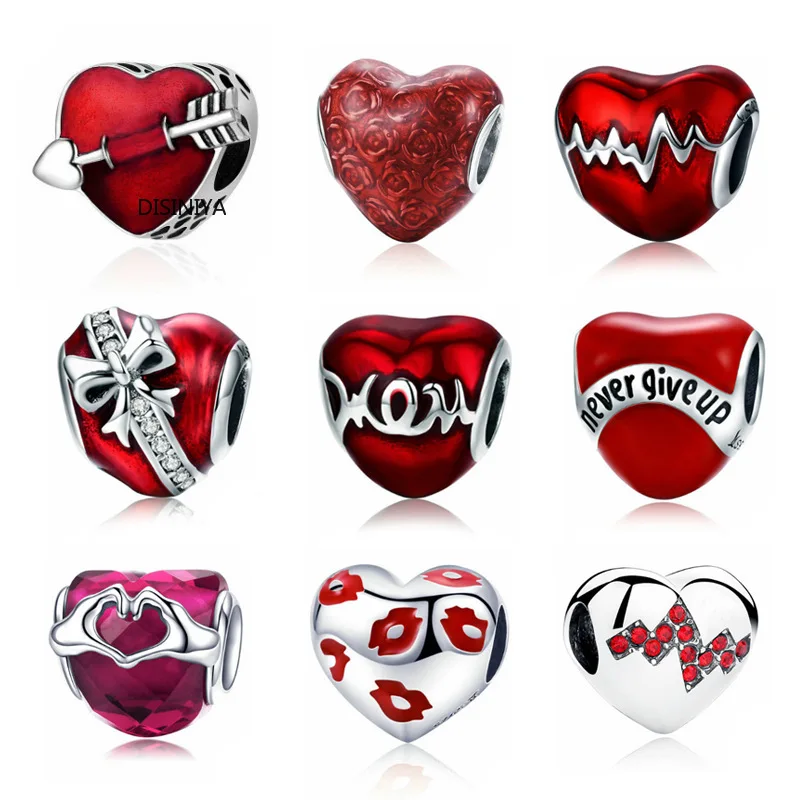 Disiniya Heart Shape Beads for Jewelry Making Real 925 Sterling Silver Dazzling CZ Charm for Original Bracelets Bangle ZSCC1462
Disiniya Heart Shape Beads for Jewelry Making Real 925 Sterling Silver Dazzling CZ Charm for Original Bracelets Bangle ZSCC1462