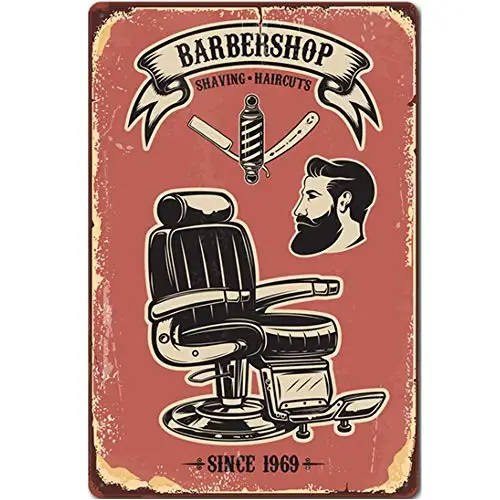 Original Retro Design Shaving Haircut Tin Metal Signs Wall Art | Thick Tinplate Print Poster Wall Decoration For
Original Retro Design Shaving Haircut Tin Metal Signs Wall Art | Thick Tinplate Print Poster Wall Decoration For