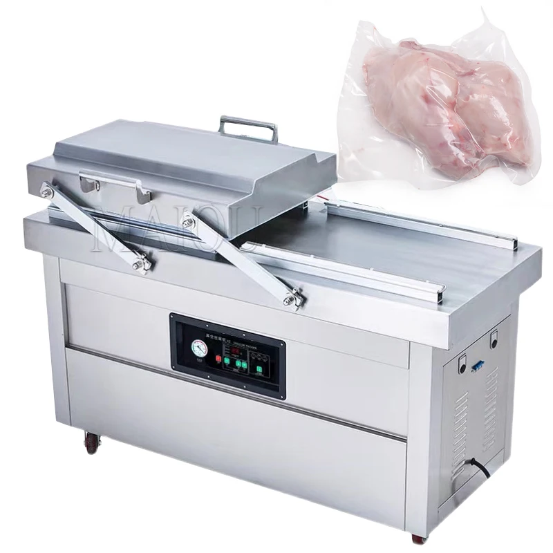 

Food Vacuum Packing Machine Commercial Chamber Vacuum Sealer DZ-400 2S Kitchen Meat Bag Packaging Food Saver Sealing Machine