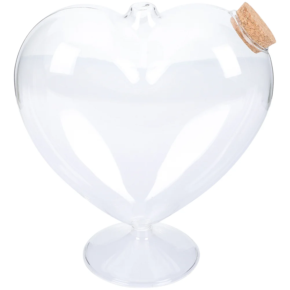 Clear Container Lid Glass Jar Cork Caps Heart Design Candy Holder Stopper Kitchen Supplies
Clear Container Lid Glass Jar Cork Caps Heart Design Candy Holder Stopper Kitchen Supplies