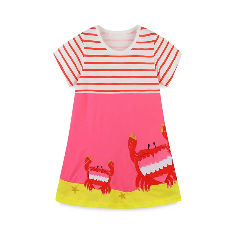 Детское летнее хлопковое платье с вышивкой, в полоску
Детское летнее хлопковое платье с вышивкой, в полоску