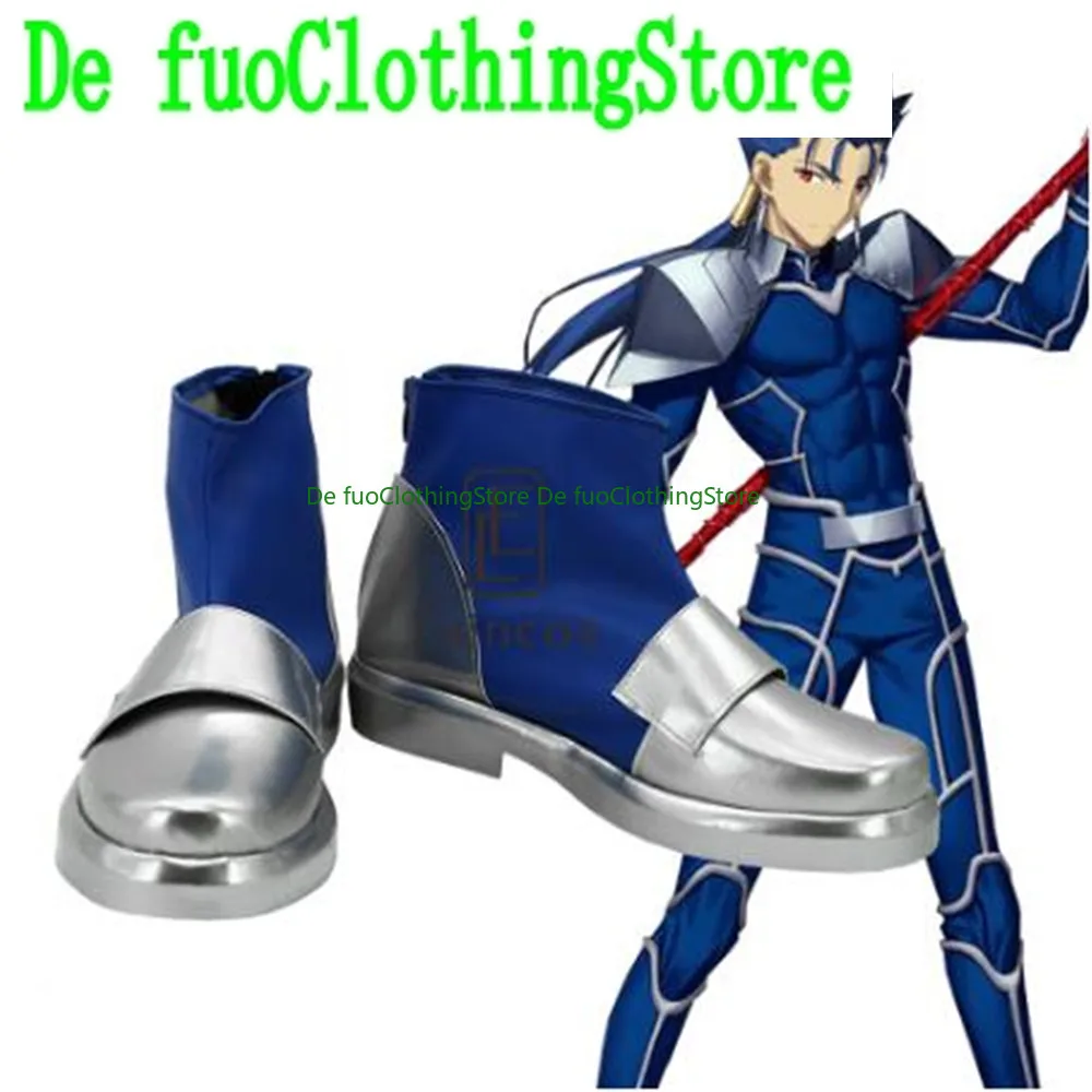 Fate/Stay Night Lancer Cu Chulainn Обувь для косплея Сапоги Рождественская игра Аниме Хэллоуин