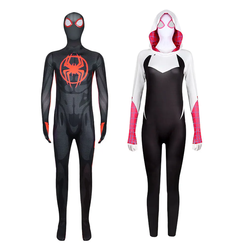 Kids Superhero Cosplay Spiderman Gwen Bodysuit Set 3D Style Bodysuit Spiderman Costume for Boys Girls Halloween Carnival clothes
Kids Superhero Cosplay Spiderman Gwen Bodysuit Set 3D Style Bodysuit Spiderman Costume for Boys Girls Halloween Carnival clothes