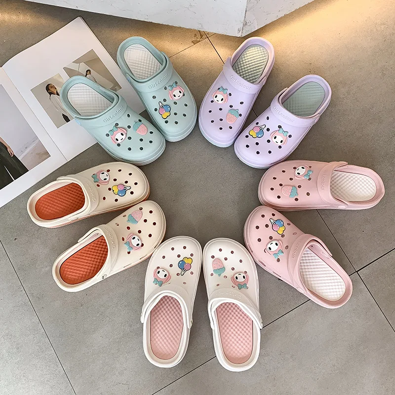 Sanrio summer new cartoon Mymelody beach shoes kawaii slippers comfortable sandals female cute home wear Baotou non-slip shoes
Sanrio summer new cartoon Mymelody beach shoes kawaii slippers comfortable sandals female cute home wear Baotou non-slip shoes