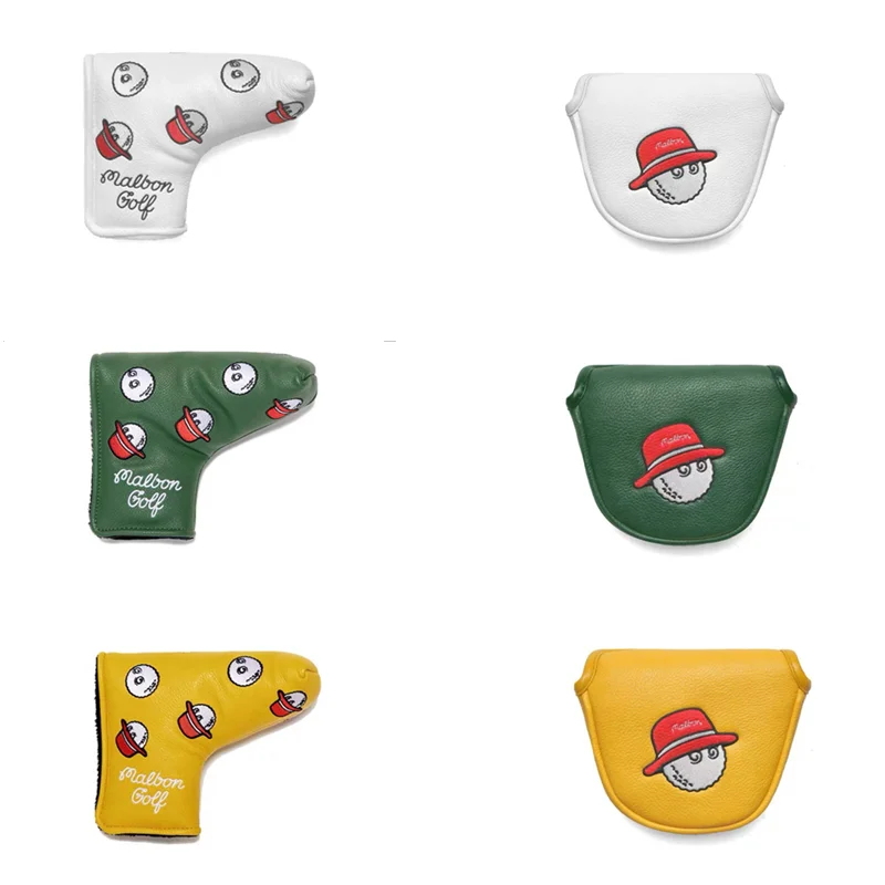 Golf Putter Cover Golf Club #1 #3 #5 Wood Head Cover, Driver Fairway Wood Cover PU Leather Head Cover
Golf Putter Cover Golf Club #1 #3 #5 Wood Head Cover, Driver Fairway Wood Cover PU Leather Head Cover