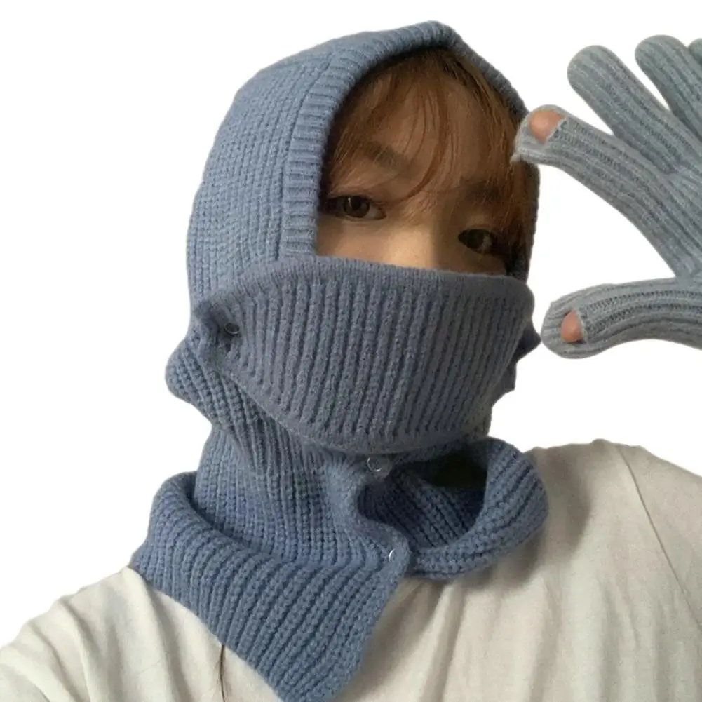 Korean Hat Pure Color Winter Warm Keeping Neck Hoodie Pullover Snap Onesize Cover Hooded Wool Knitted Button J0t0
Korean Hat Pure Color Winter Warm Keeping Neck Hoodie Pullover Snap Onesize Cover Hooded Wool Knitted Button J0t0