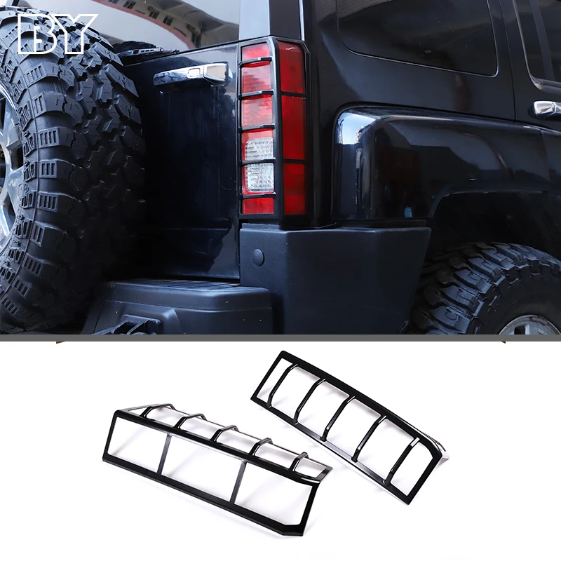 Fit For Hummer H3 2005-2009 Accessories Stainless Steel Black Tail Light Covers Trim Car Styling Rear Lamp Cover
Fit For Hummer H3 2005-2009 Accessories Stainless Steel Black Tail Light Covers Trim Car Styling Rear Lamp Cover
