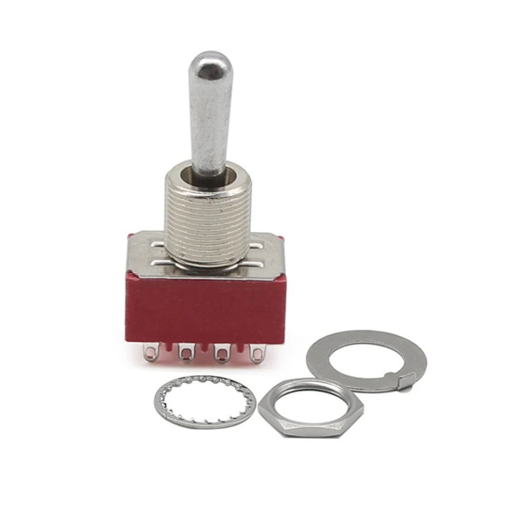 ON-ON-ON T80-T 3 Way Toggle Switch Pickup Selector For Electric Guitar Switchs Red Three-position Switch Basses Parts Accessory
ON-ON-ON T80-T 3 Way Toggle Switch Pickup Selector For Electric Guitar Switchs Red Three-position Switch Basses Parts Accessory