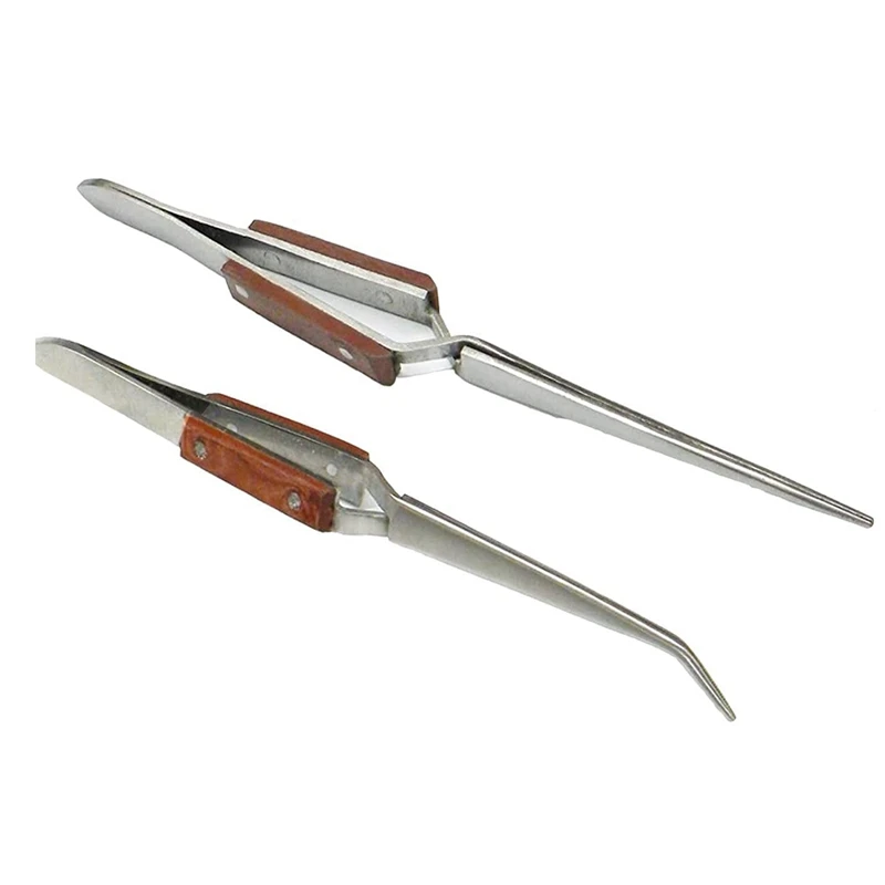 2Pcs Stainless Steel Cross Locking Lock Tweezers Self Closing Jewelry Soldering Craft Repair Hand Tool
2Pcs Stainless Steel Cross Locking Lock Tweezers Self Closing Jewelry Soldering Craft Repair Hand Tool