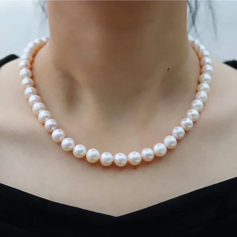 Classic South Sea Real Pearl Necklace 9-10mm White Mother'S Valentine'S Day Gift 14k Solid Pure Gold Clasp Free Shipping
Classic South Sea Real Pearl Necklace 9-10mm White Mother'S Valentine'S Day Gift 14k Solid Pure Gold Clasp Free Shipping