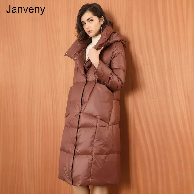 2022NEW Women Loose Long Down Coat 90% White Duck Down Jacket Hooded Winter Plus Size Overcoat Female Thick Warm Feather Parkas
2022NEW Women Loose Long Down Coat 90% White Duck Down Jacket Hooded Winter Plus Size Overcoat Female Thick Warm Feather Parkas