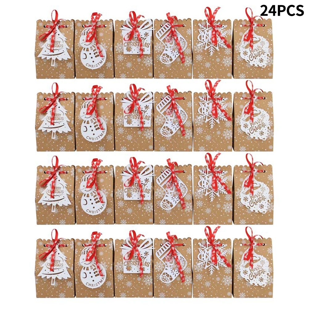 Gift Boxes Bags 12*7*18.5cm 24pcs Children Christmas Comfortable Kids Kraft Large Capacity Party 100% Brand New
Gift Boxes Bags 12*7*18.5cm 24pcs Children Christmas Comfortable Kids Kraft Large Capacity Party 100% Brand New