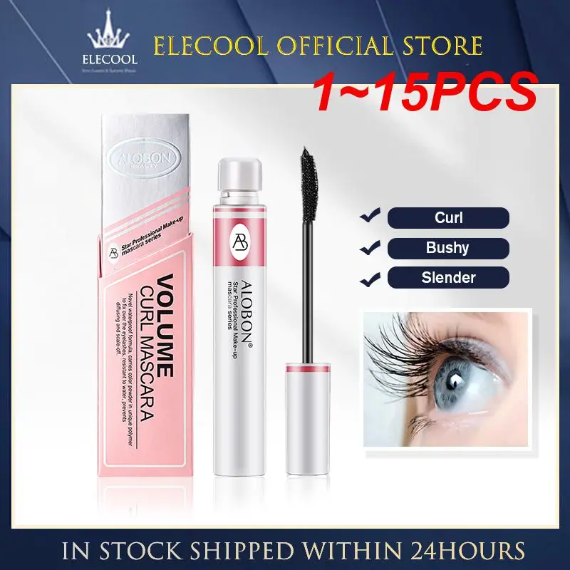 

1~15PCS 12ml Fiber Lashes Black Mascara Waterproof No smudging Curl Eyelash Extension Colossal Mascara Volume Cosmetics Eye