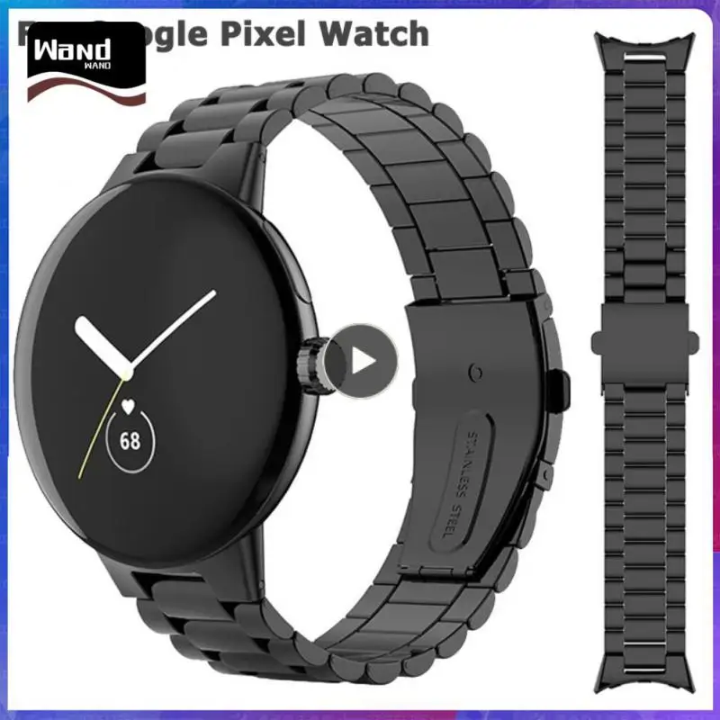 Classic Buckle Watchband Steel Strap Stainless Watch Band Metal Stainless No Gaps Accessories For Google Pixel Bracelet Watch
Classic Buckle Watchband Steel Strap Stainless Watch Band Metal Stainless No Gaps Accessories For Google Pixel Bracelet Watch