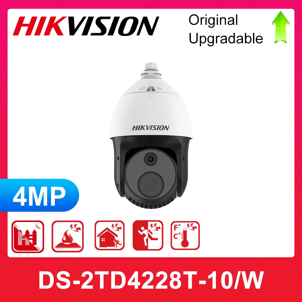 Оригинальный Hikvision DS-2TD4228T-10/W термографический тепловой и оптический двухспектральный сетевой скоростной купол
Оригинальный Hikvision DS-2TD4228T-10/W термографический тепловой и оптический двухспектральный сетевой скоростной купол