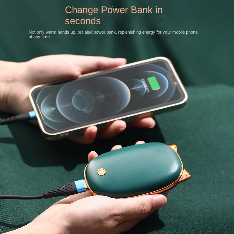Portable Hand Warmer USB Electric Heater Rechargeable Hand Warmer Pocket Size for Women Heat Therapy Outdoor Sports 5200mAh
Portable Hand Warmer USB Electric Heater Rechargeable Hand Warmer Pocket Size for Women Heat Therapy Outdoor Sports 5200mAh