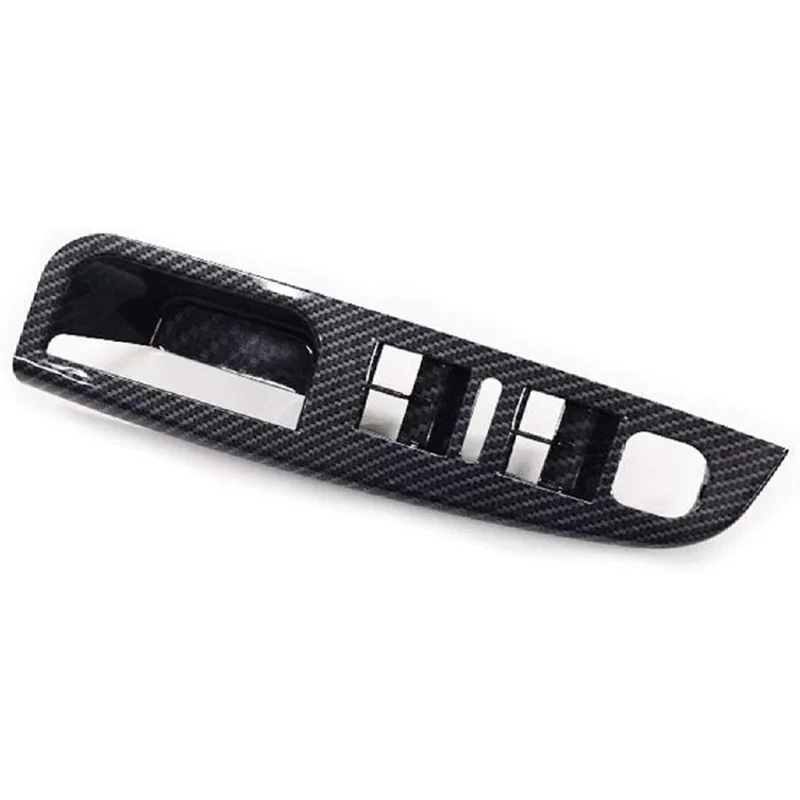 Side Grab Handle Carbon Fiber Door Window Switch Control Panel Cover Trims Frame for Jetta MK5 Golf 5 2005-2009
Side Grab Handle Carbon Fiber Door Window Switch Control Panel Cover Trims Frame for Jetta MK5 Golf 5 2005-2009