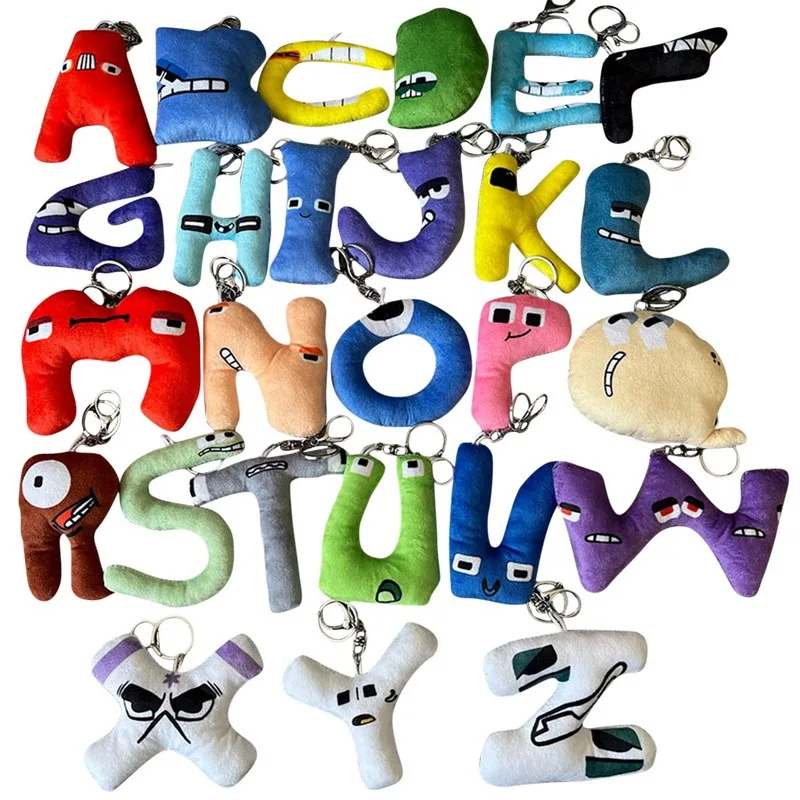 KeyChain Alphabet Lore But are Doll pendant Stuffed Animal Plush Toys Gift for Kids Children Christmas Gift Toy 26 Letter
KeyChain Alphabet Lore But are Doll pendant Stuffed Animal Plush Toys Gift for Kids Children Christmas Gift Toy 26 Letter