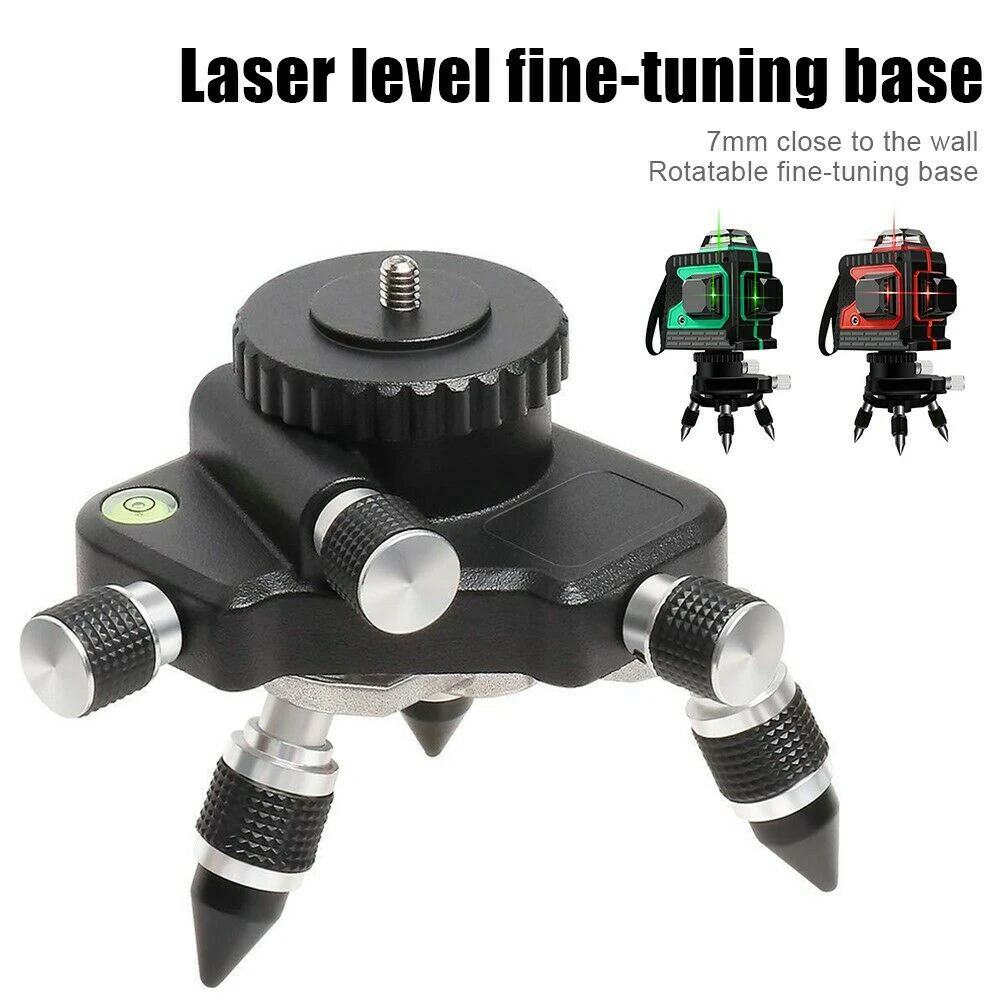 

Laser Level Tripod Adjustable Rotation 360° Level Adapter Meter Bracket 12 Lines Self Leveling Line Holder Tools