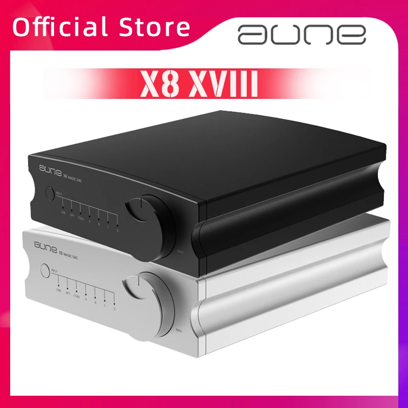 

AUNE X8 XVIII Flagship Digital Audio Decoder HIFI Lossless Fever ES9038 DSD512 Bluetooth Decoding With Front-end Amplier 32Bit