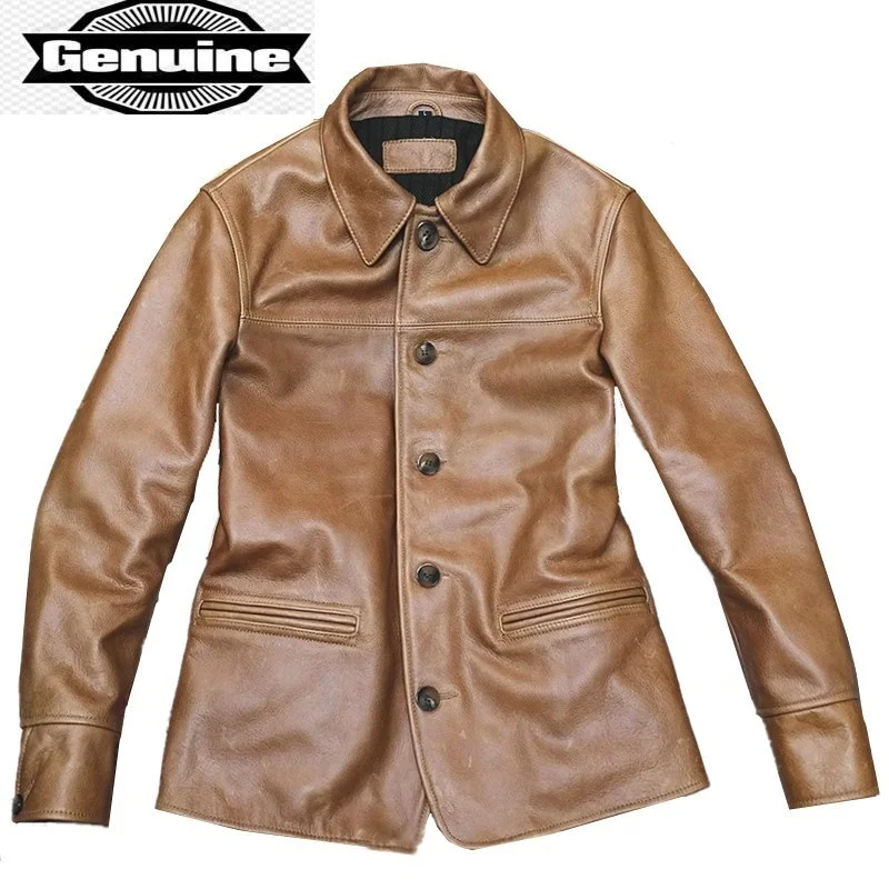 Leather Men Spring Jacket Autumn Casaul Real Cow Leather Coat Streetwear Men's Coats and Jackets Clothing Veste Homme WPY3397
Leather Men Spring Jacket Autumn Casaul Real Cow Leather Coat Streetwear Men's Coats and Jackets Clothing Veste Homme WPY3397