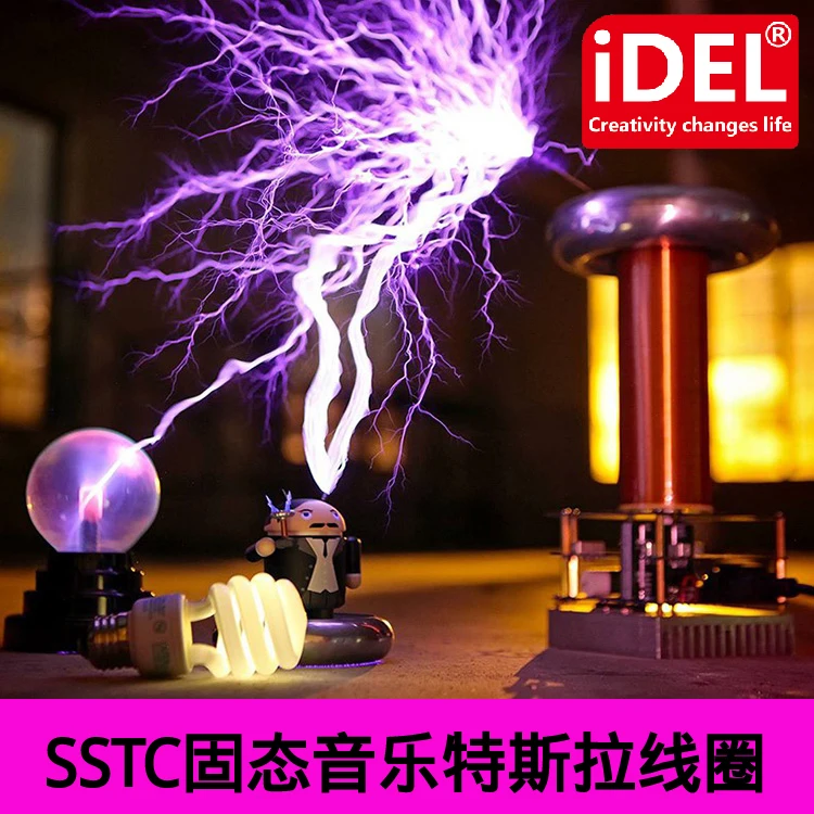 Tesla Coil Artificial Lightning Maker Music Tesla Coil SSTC Tesla Lightning Storm Standard Version
Tesla Coil Artificial Lightning Maker Music Tesla Coil SSTC Tesla Lightning Storm Standard Version