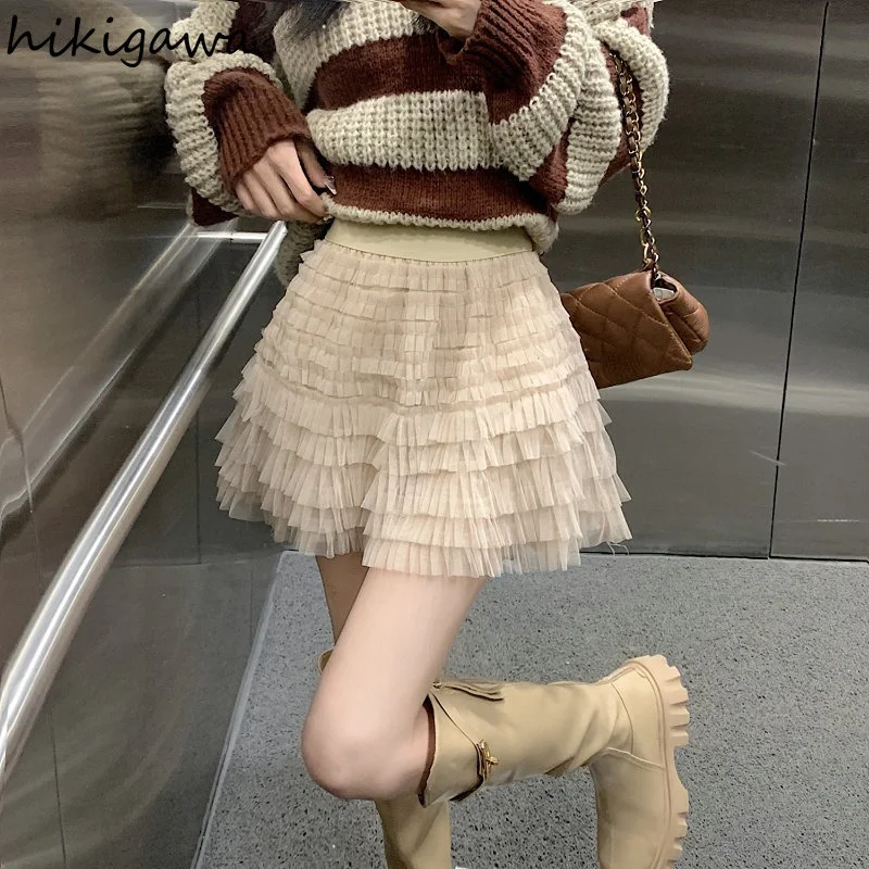 Юбка женская облегающая трапециевидная с завышенной талией, газовая модная мини-юбка в Корейском стиле, Y2k, 2023
Юбка женская облегающая трапециевидная с завышенной талией, газовая модная мини-юбка в Корейском стиле, Y2k, 2023