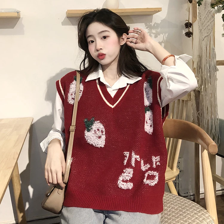 GY2194 V-neck sweater vest women's autumn 2022 new three-dimensional jacquard with foreign style knitted vest top
GY2194 V-neck sweater vest women's autumn 2022 new three-dimensional jacquard with foreign style knitted vest top