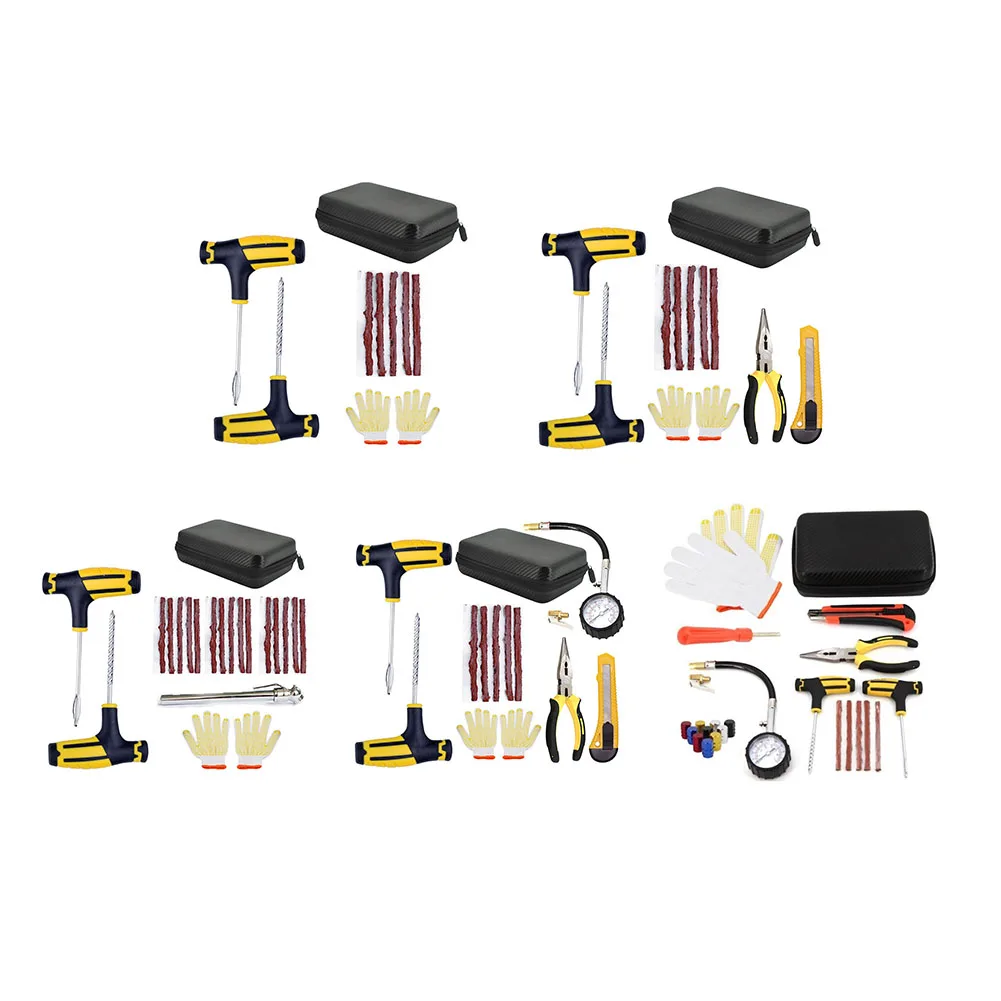 Car Tire Repair Rubber Strip Vacuum Tyre Repair Tools Studding Tool Set Auto Bike Tire Repair Puncture Plug
Car Tire Repair Rubber Strip Vacuum Tyre Repair Tools Studding Tool Set Auto Bike Tire Repair Puncture Plug