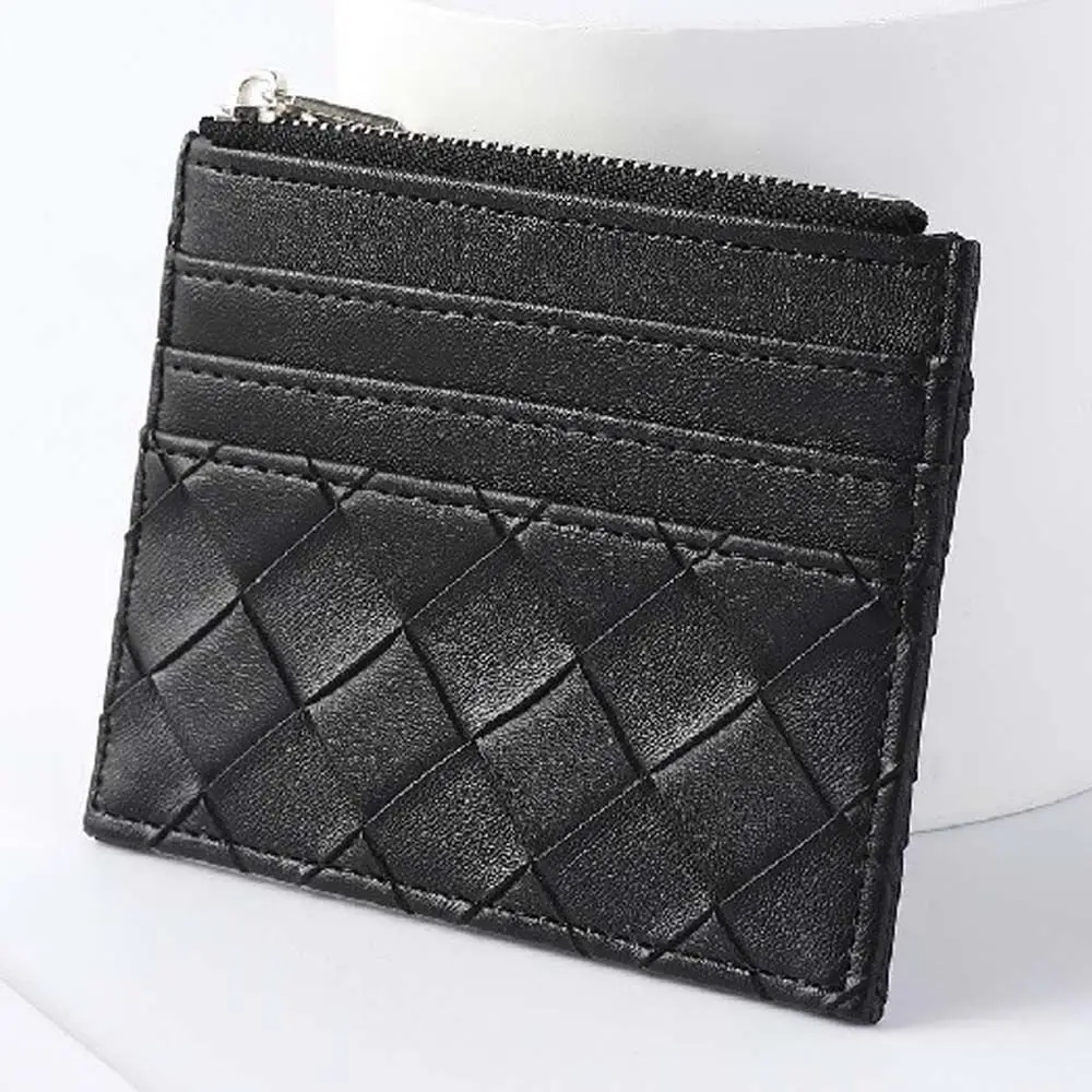 PU Leather Card Case Coin Purse With Zipper Coin Pocket Rhombus Card Holder Card Sleeve ID Card Holders Men Wallet
PU Leather Card Case Coin Purse With Zipper Coin Pocket Rhombus Card Holder Card Sleeve ID Card Holders Men Wallet