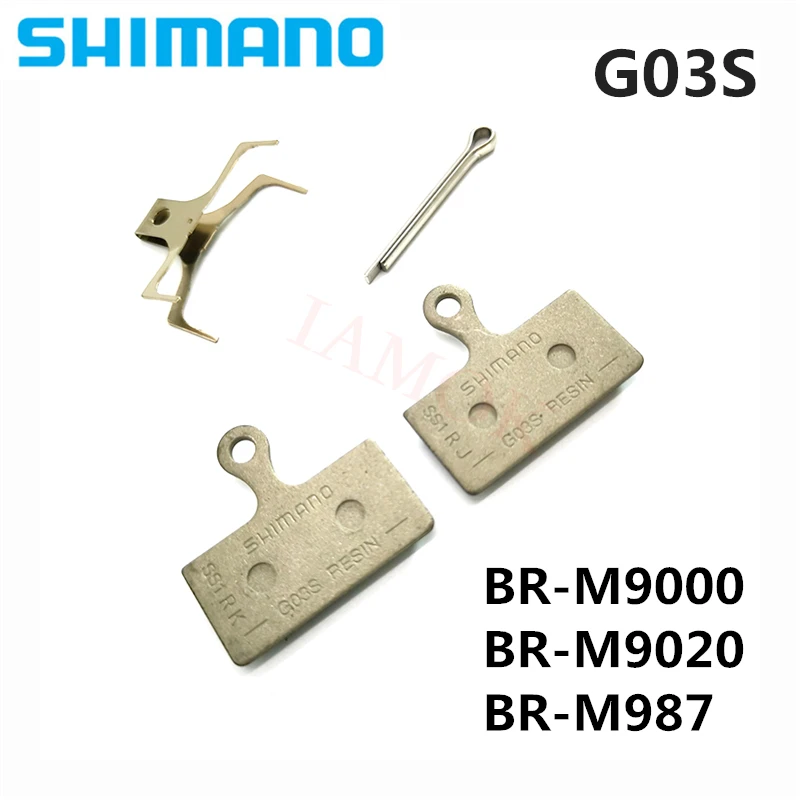 SHIMANO XTR Mountain Bike G03S Narrow Resin Disc Brake Pads Iamok For BR-M9000/M9020/M987 with Spring 2-Piston Bicycle Parts
SHIMANO XTR Mountain Bike G03S Narrow Resin Disc Brake Pads Iamok For BR-M9000/M9020/M987 with Spring 2-Piston Bicycle Parts